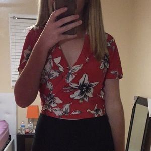 charlotte rousse crossbody tie top